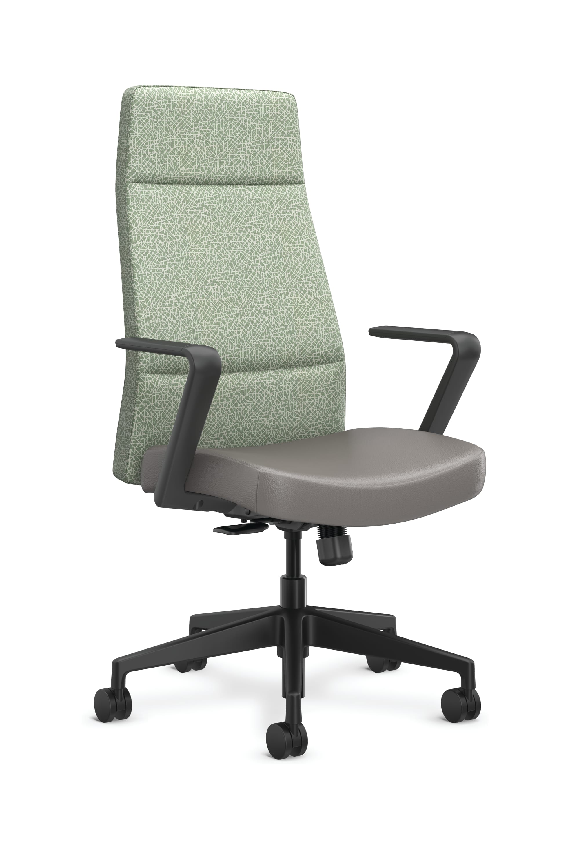 Cofi exectuive high-back chair with solid stitch