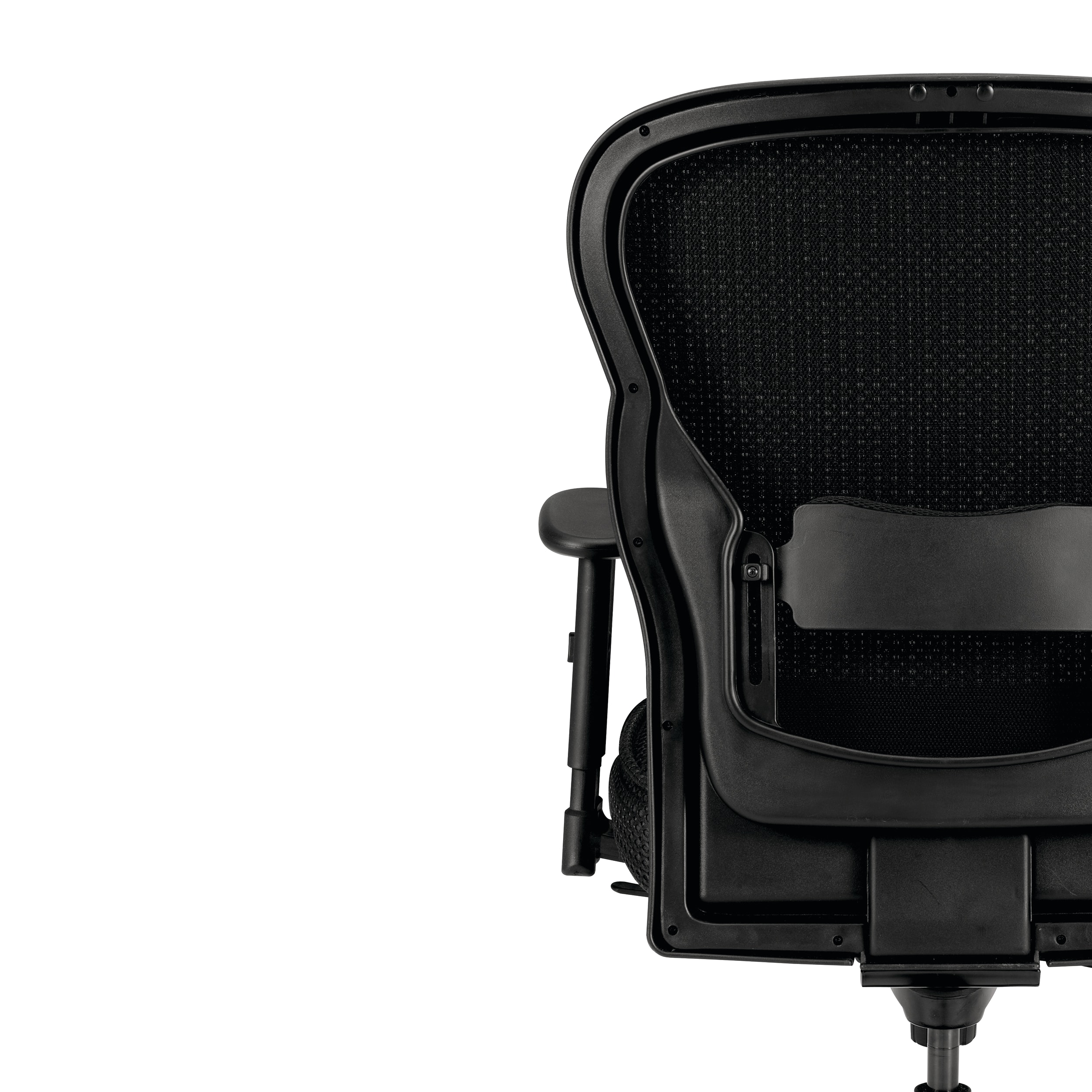 Wave mesh task chair in Black