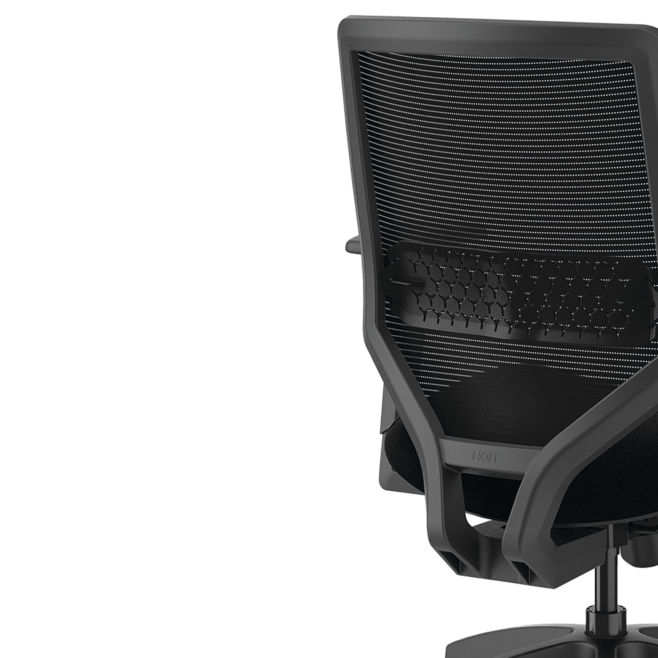 Solve mesh task chair in Black