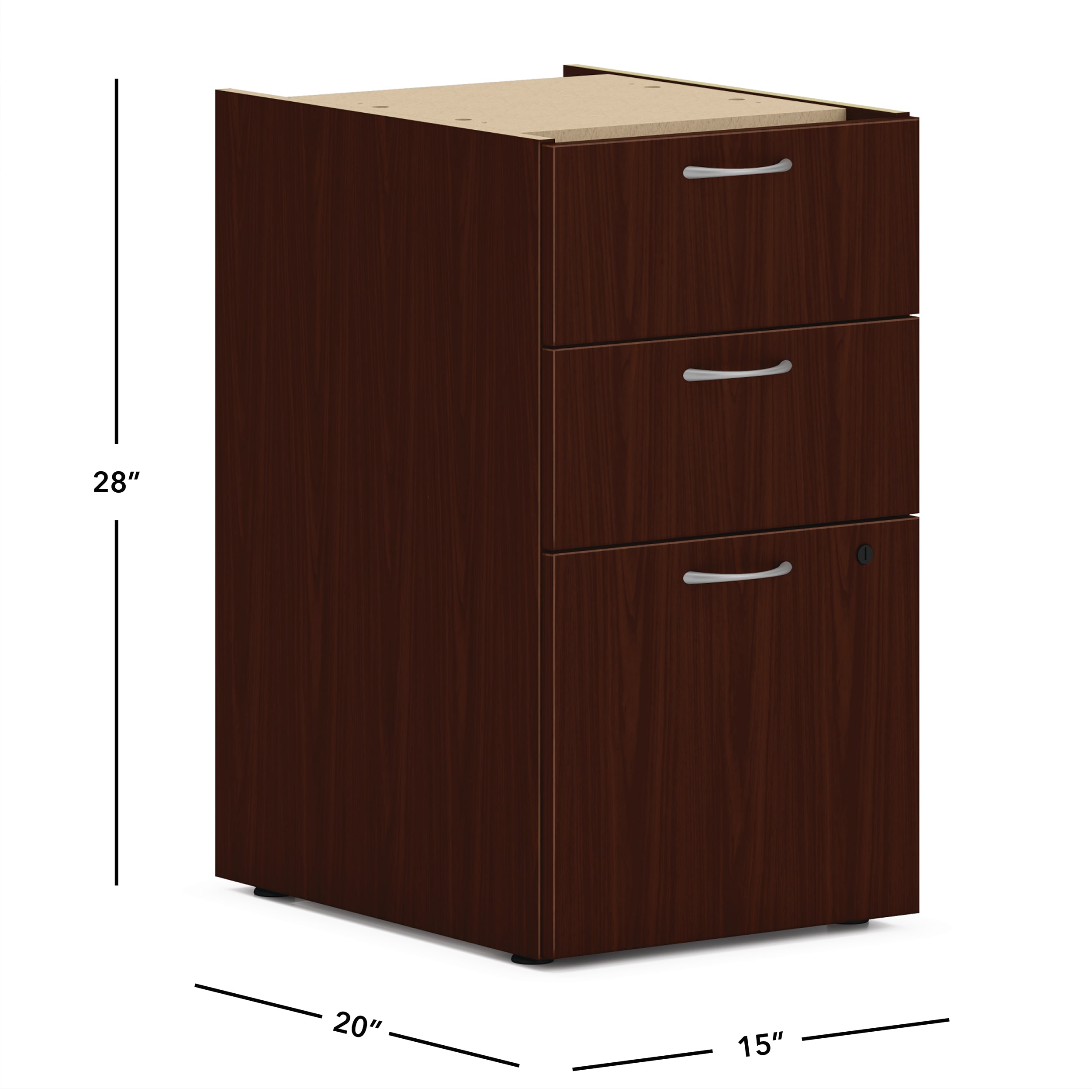 Mod support pedestal in LTM1 Traditional Mahogany