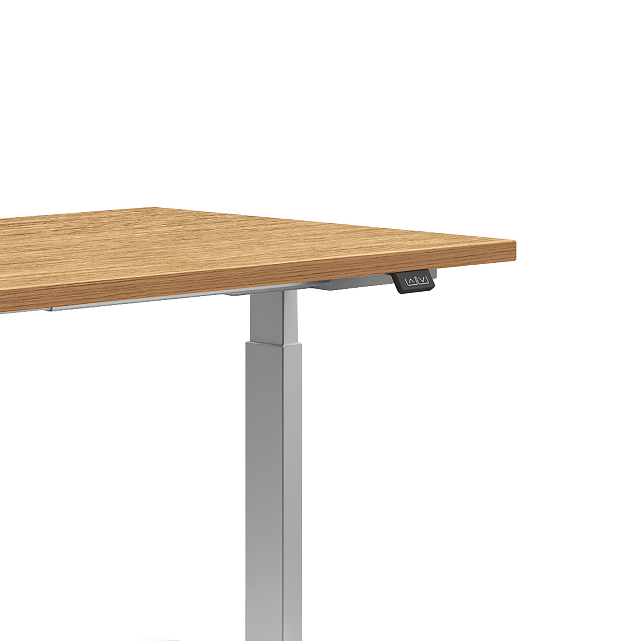 Coordinate height-adjustable base in Nickel