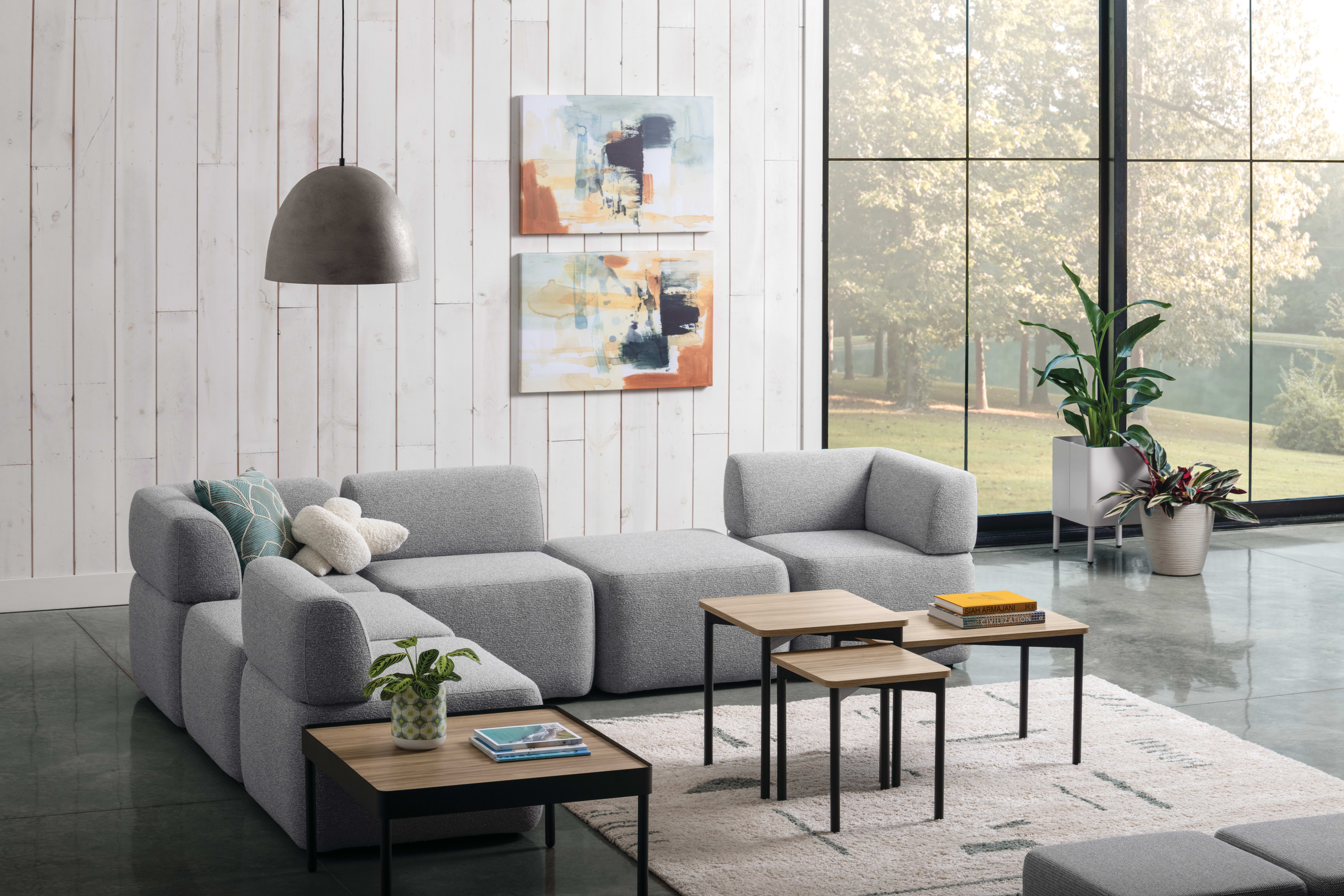 SoCo with Sculpt tables and planter