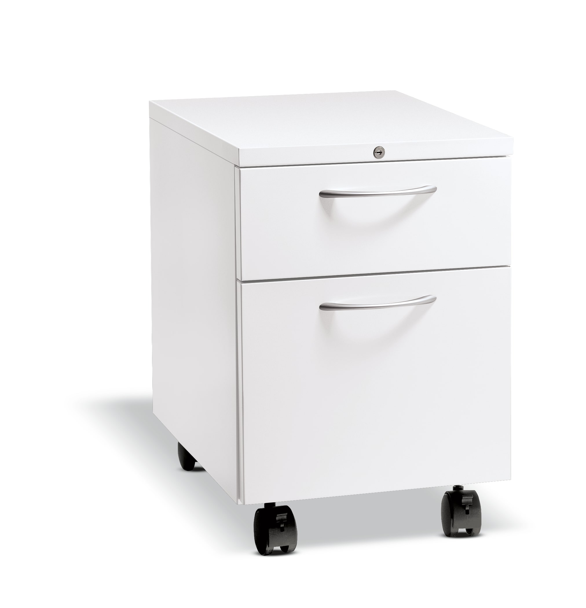 Flagship mobile pedestal in Designer White