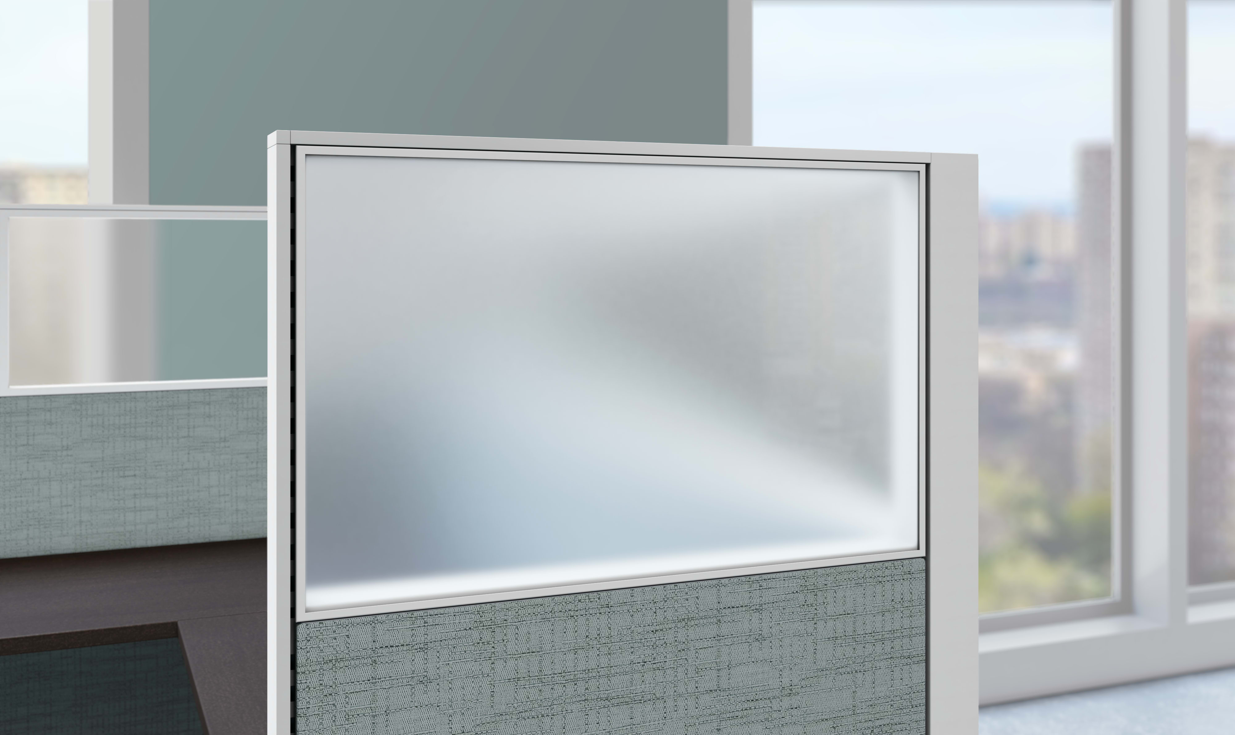 Accelerate frosted glass