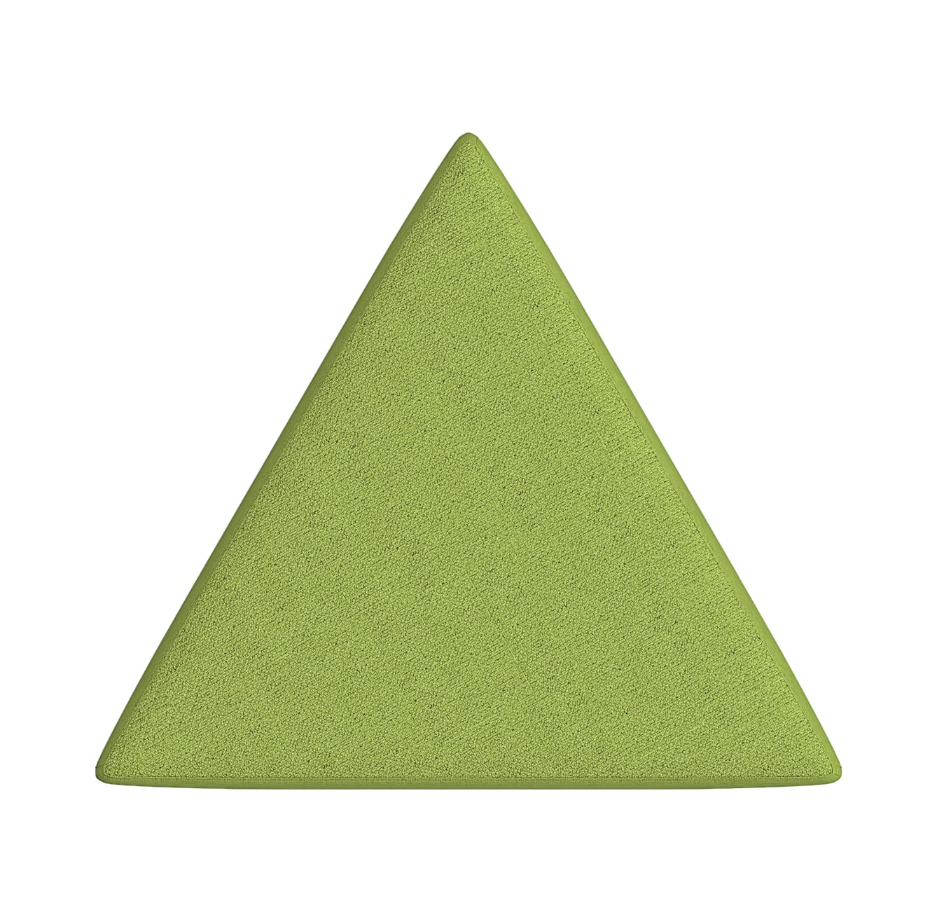 Top view of Tangram triangle ottoman.