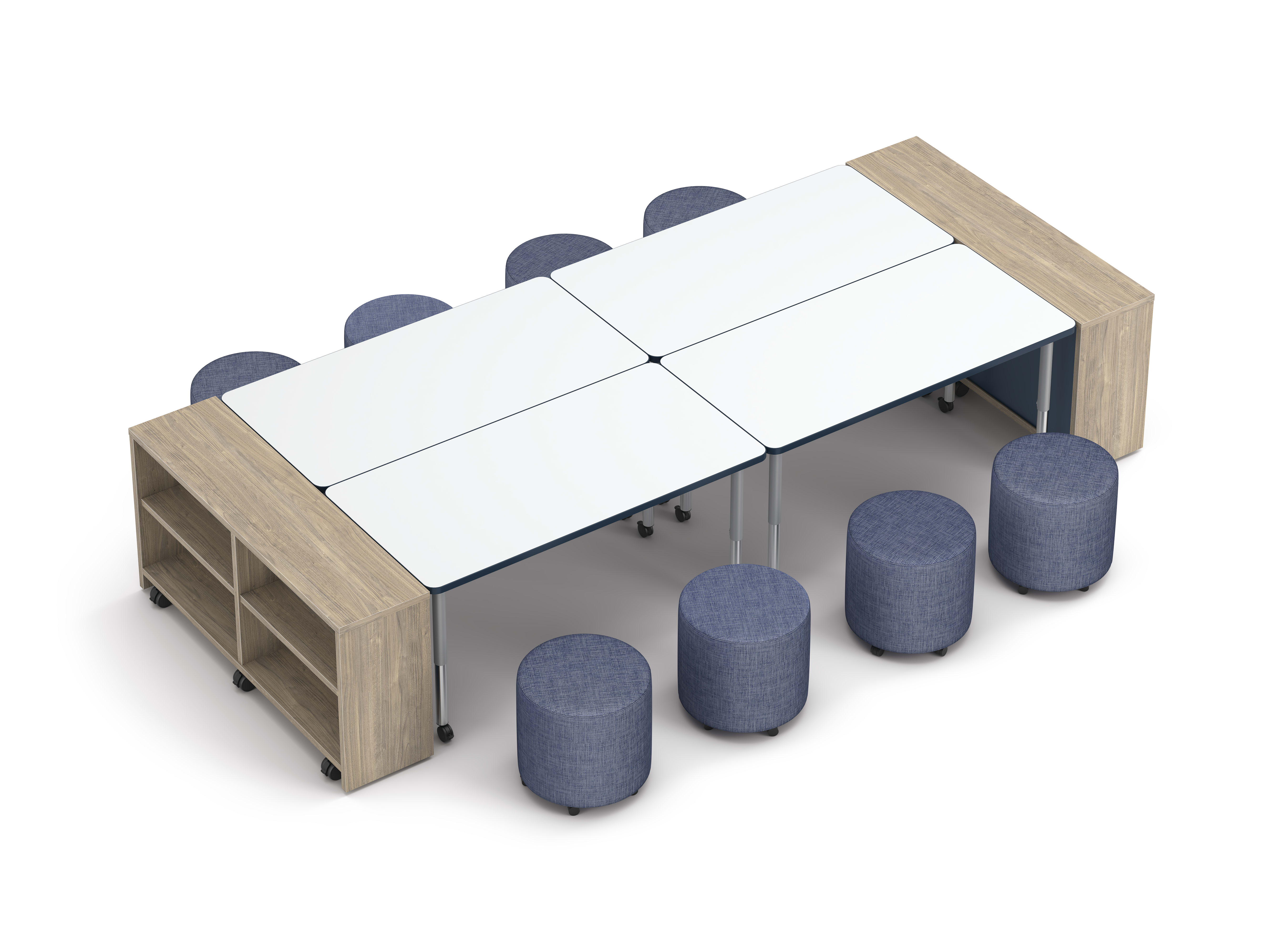 Storyline storage with Flock minis and Build table.