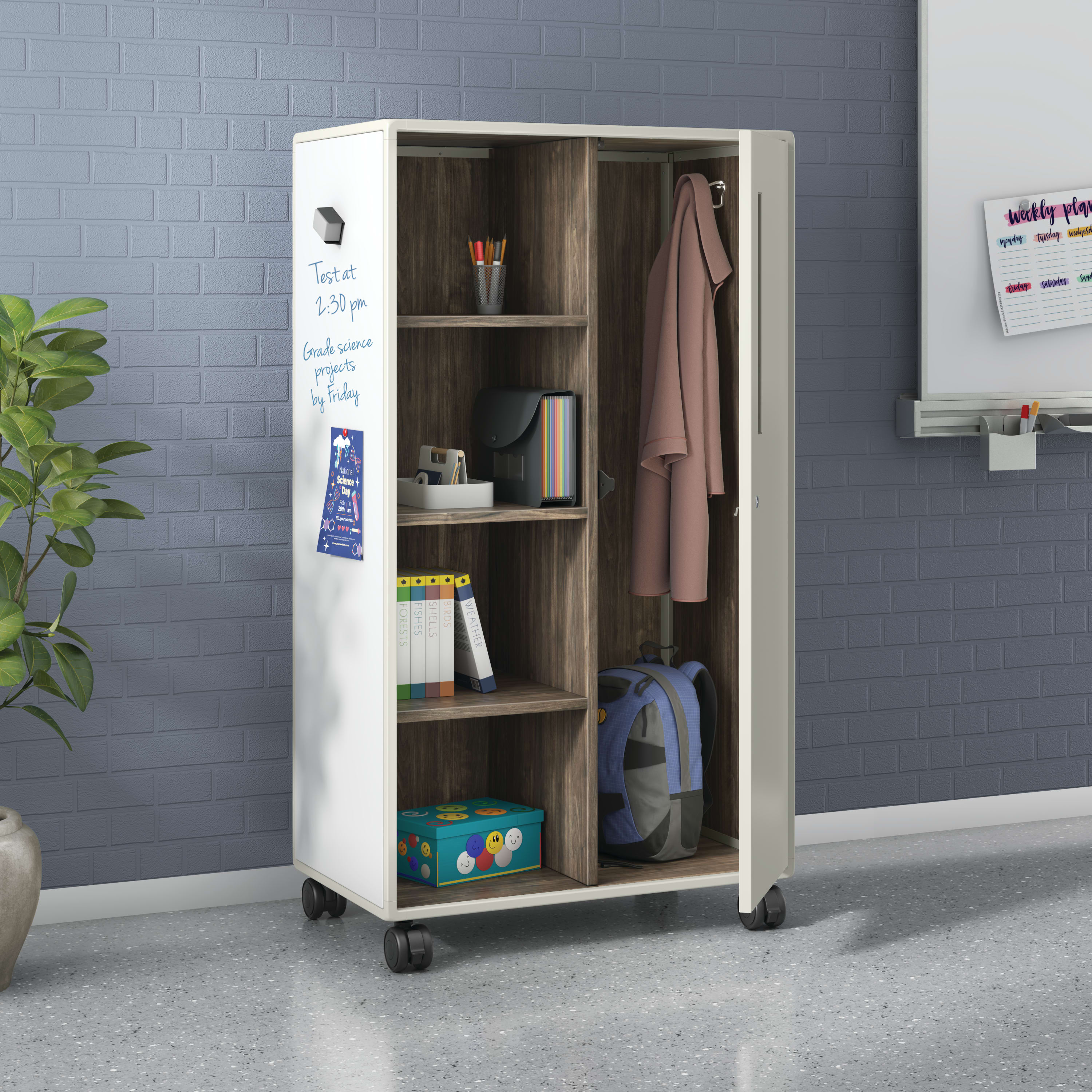 Class-ifi teacher command station with open door.