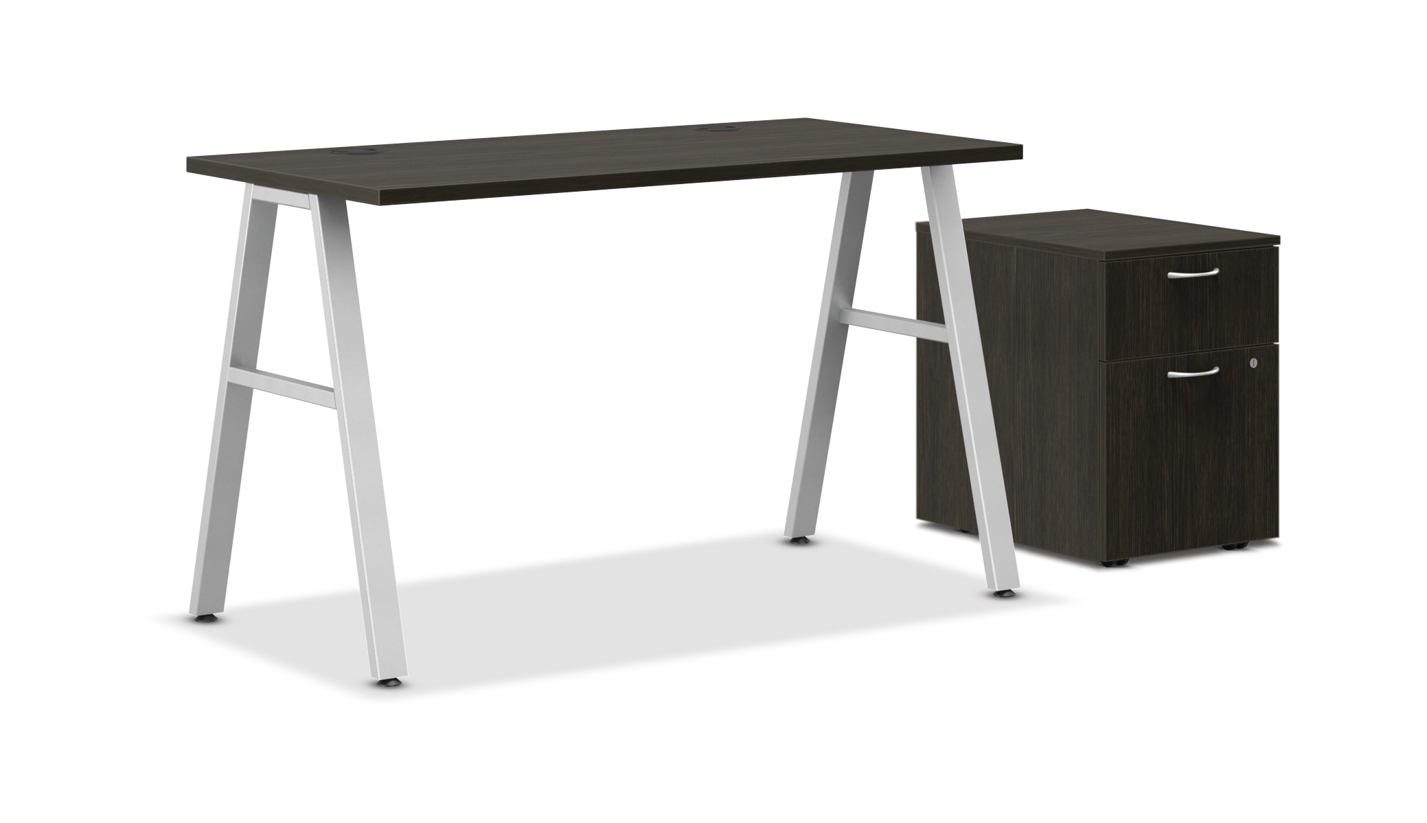 HON Mod A-Leg Desk with Storage
