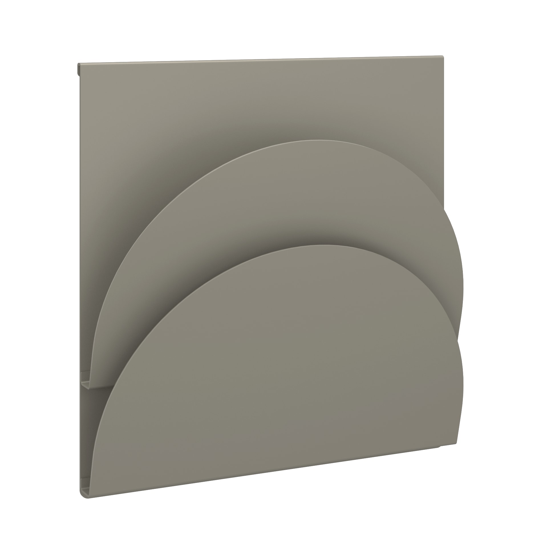 Gallery Panel Double Rail-Mounted Angle File