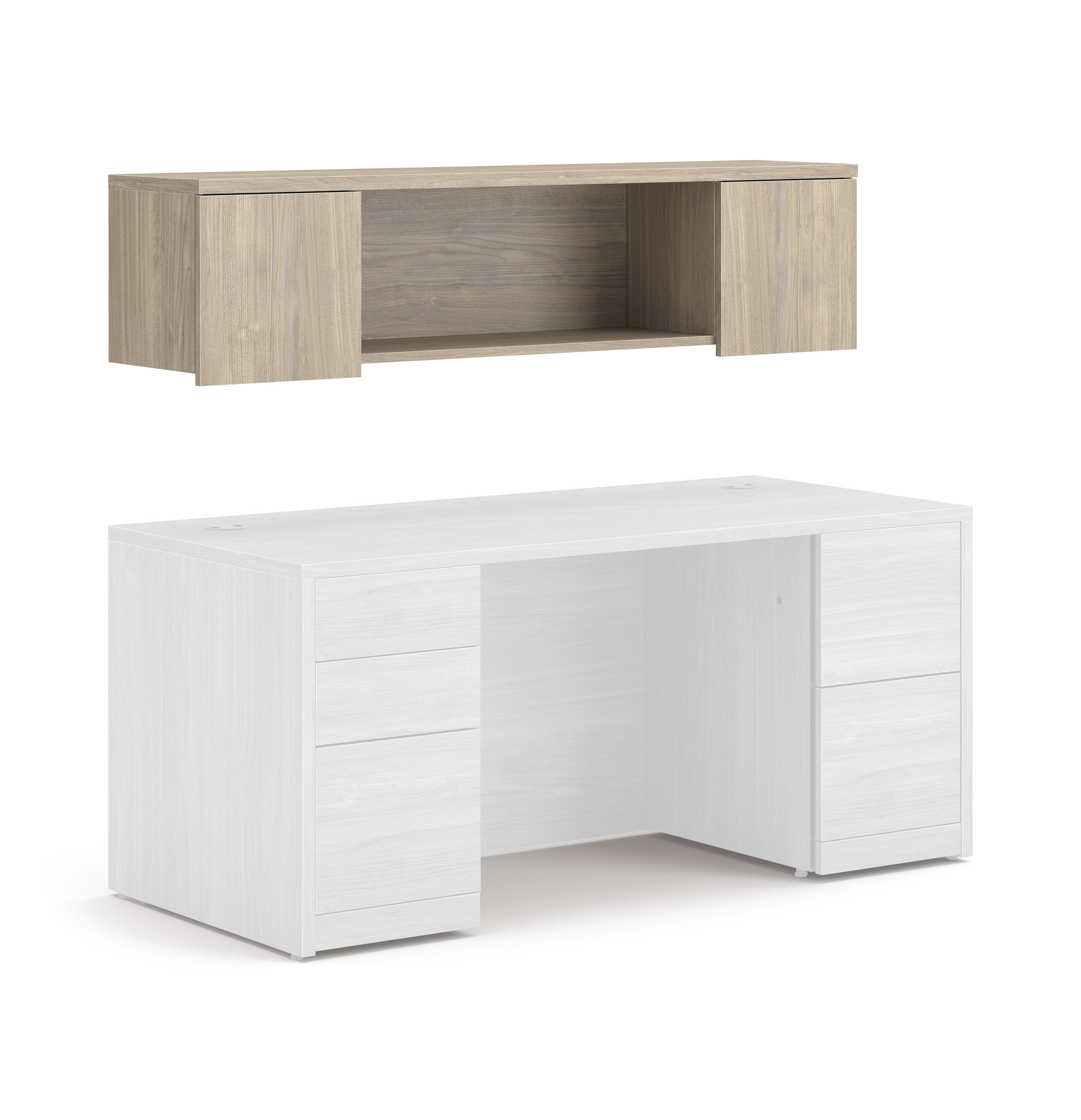 10500 Series Wall-mounted open hutch