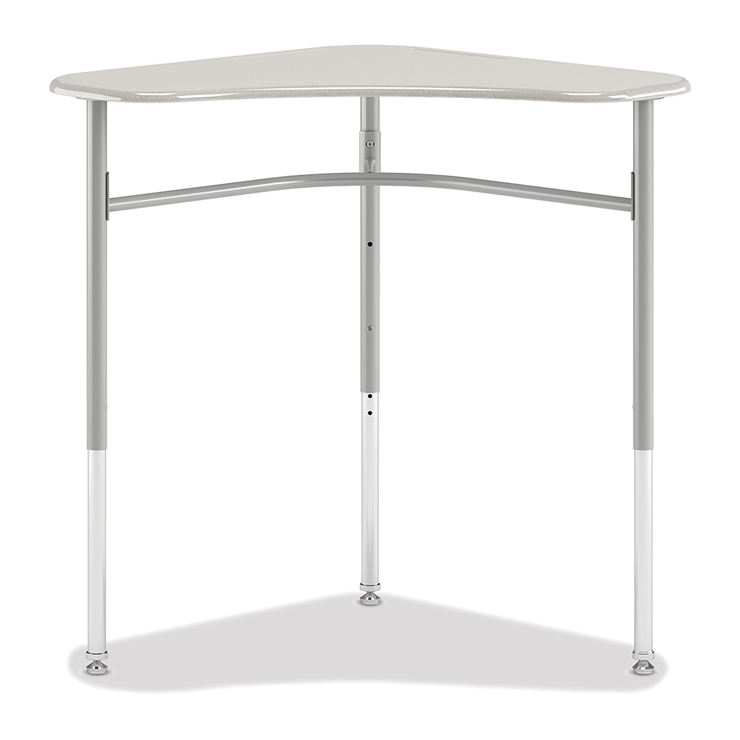 Smartlink adjustable height student desk in White