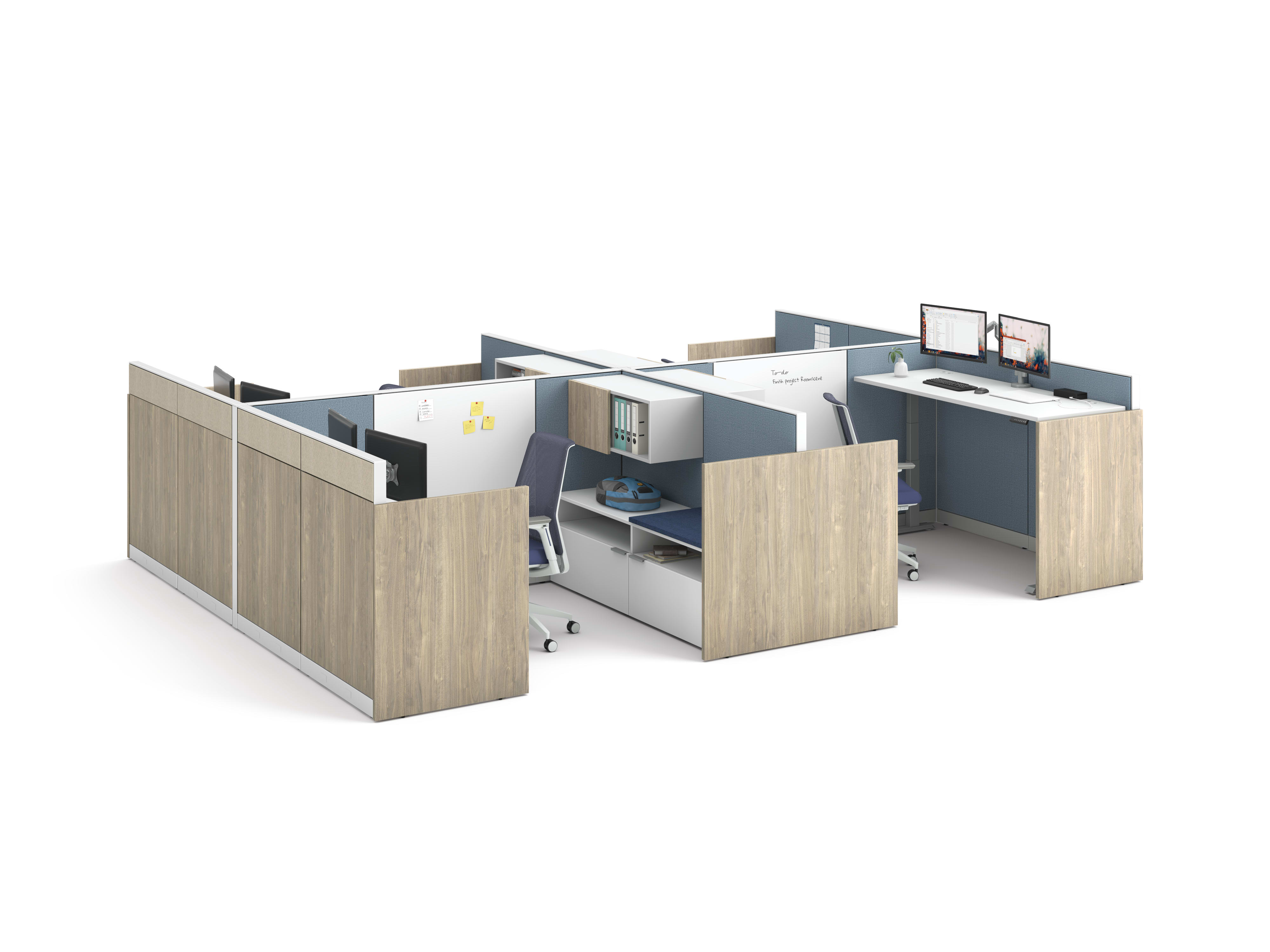 Abound workstation with Cipher seating