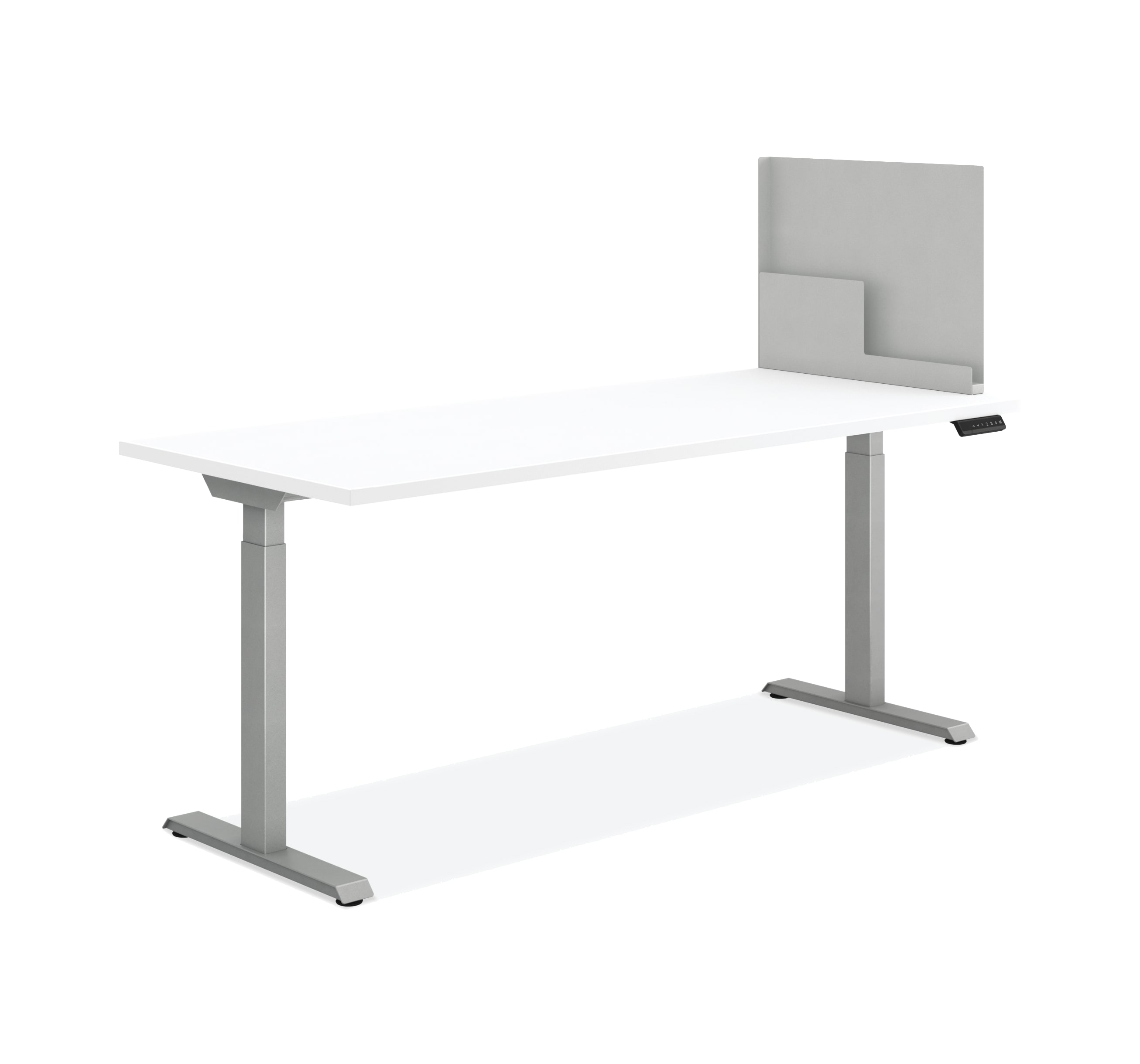 Universal Screens Lateral Organizer shown on Coordinate Desking