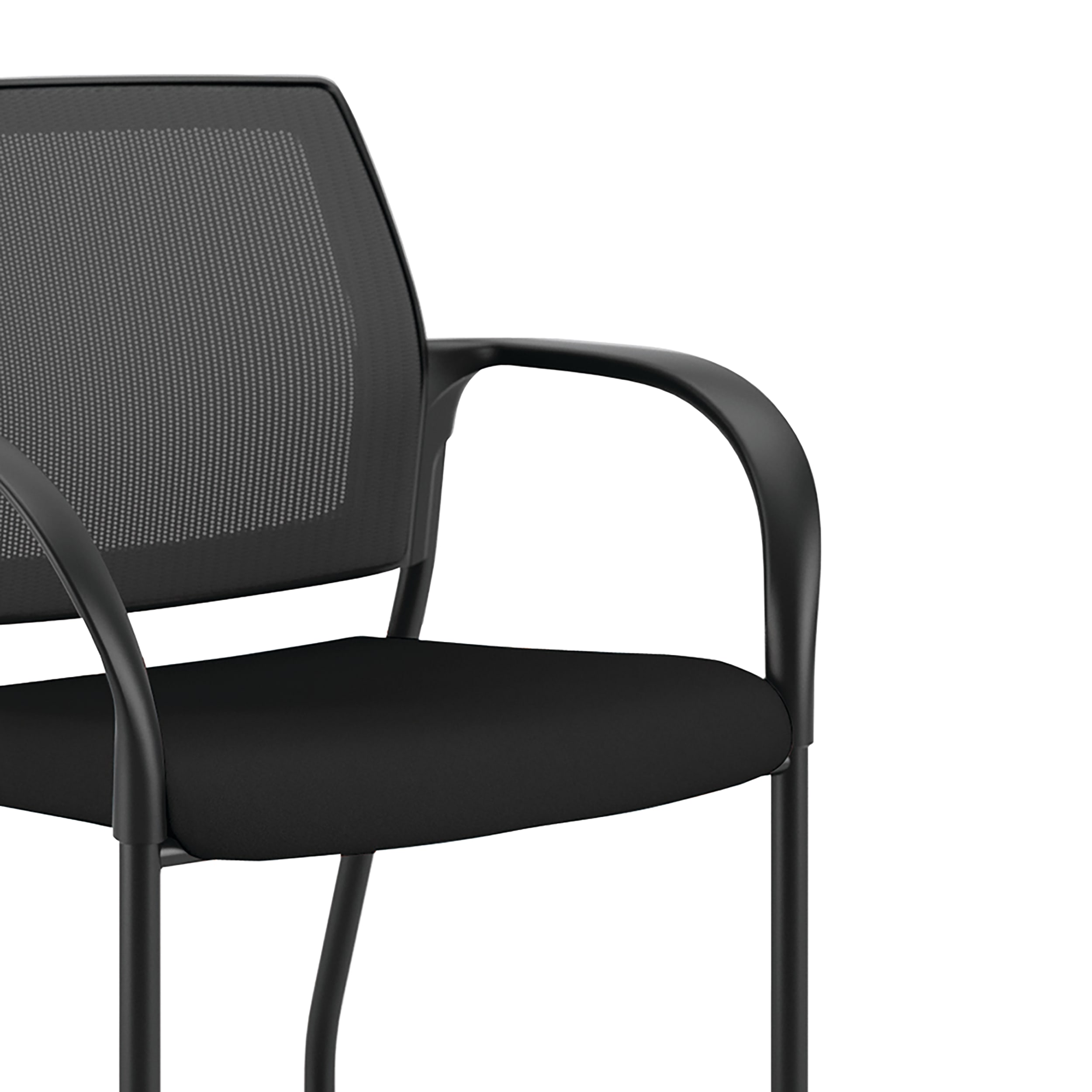 Ignition mesh guest chair in Black