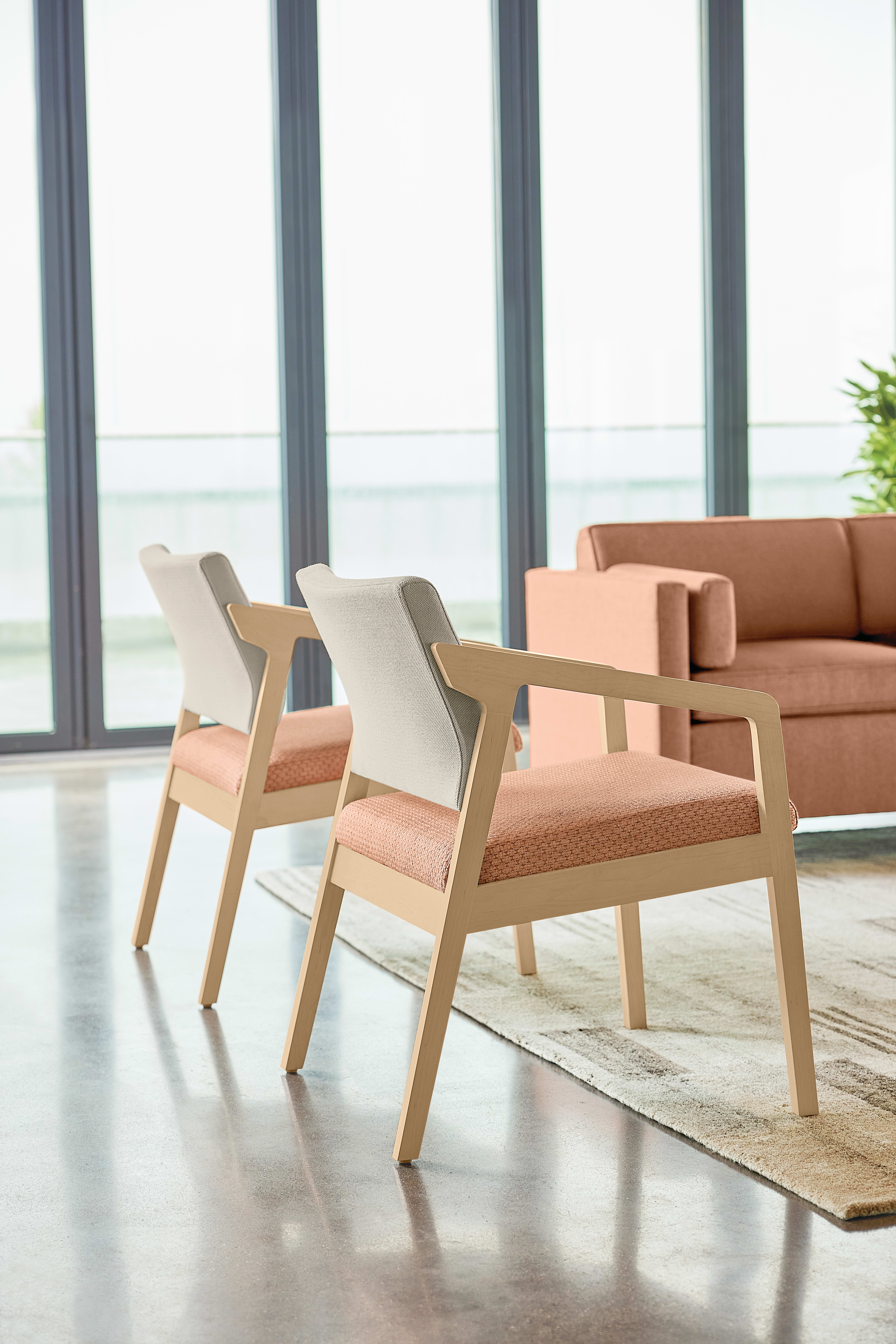 Confer chair with West Hill sofa  