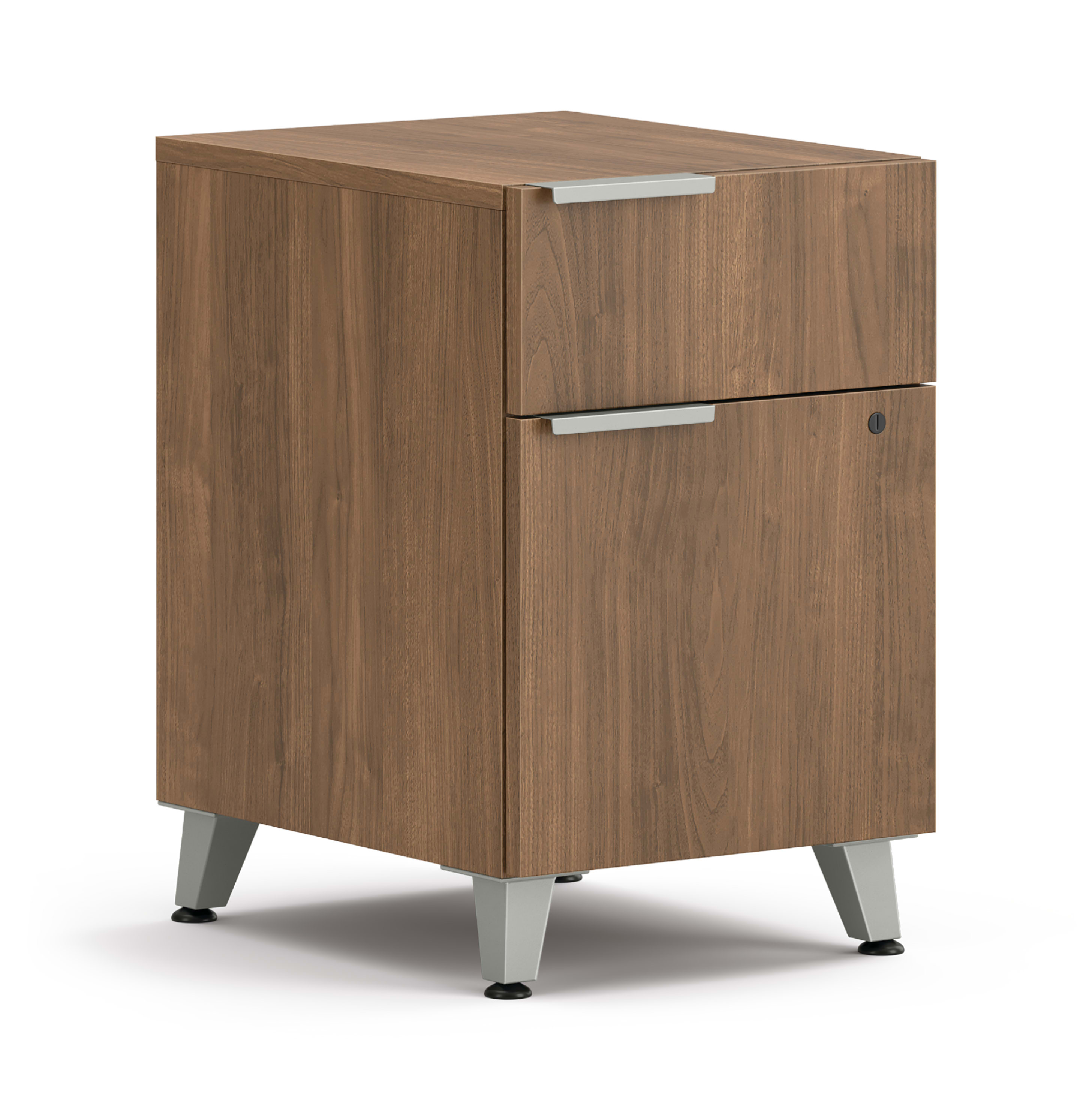 Box/File Pedestal, Footed