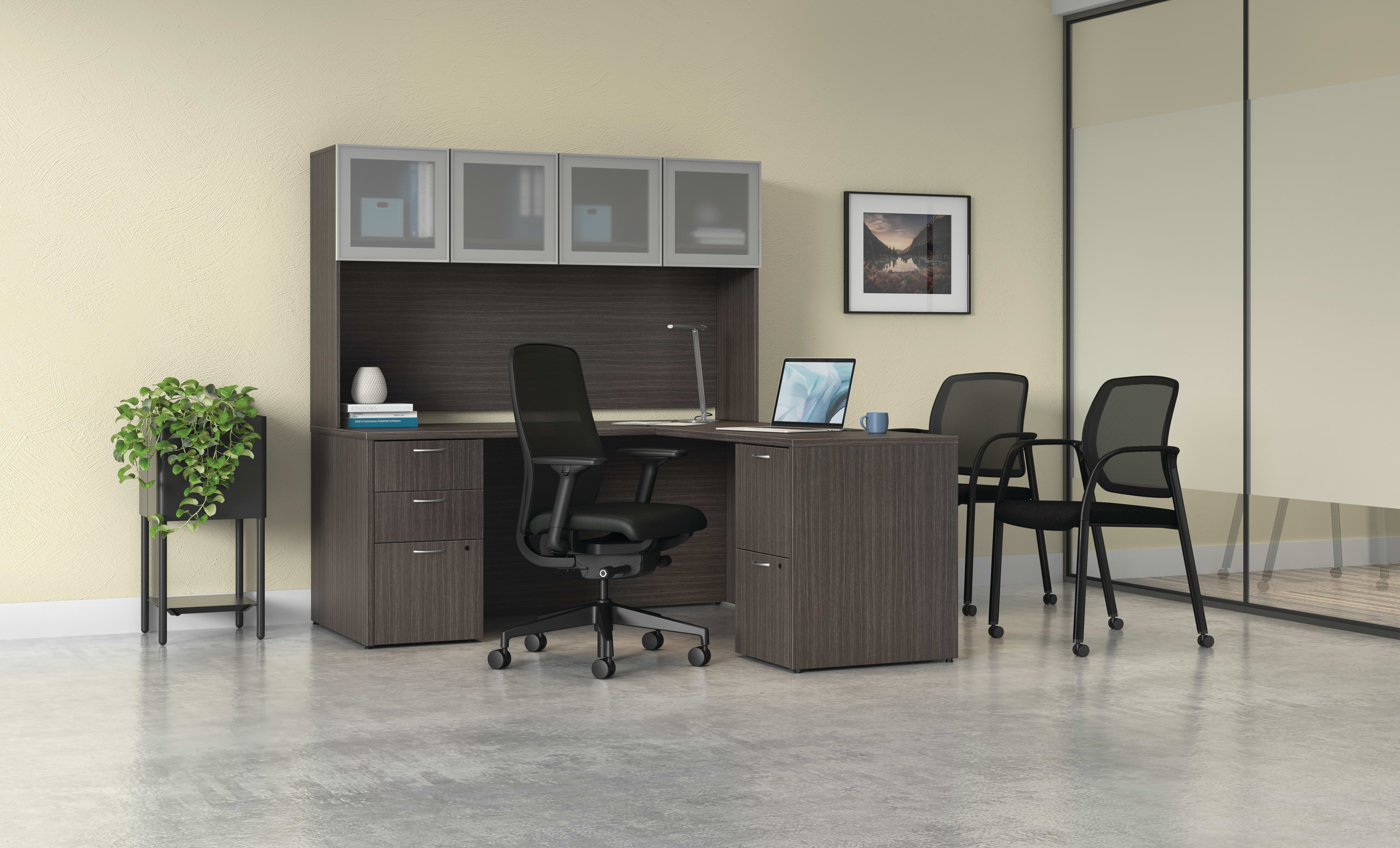 Mod desk with Nucleus task seating and Ignition guest seating.