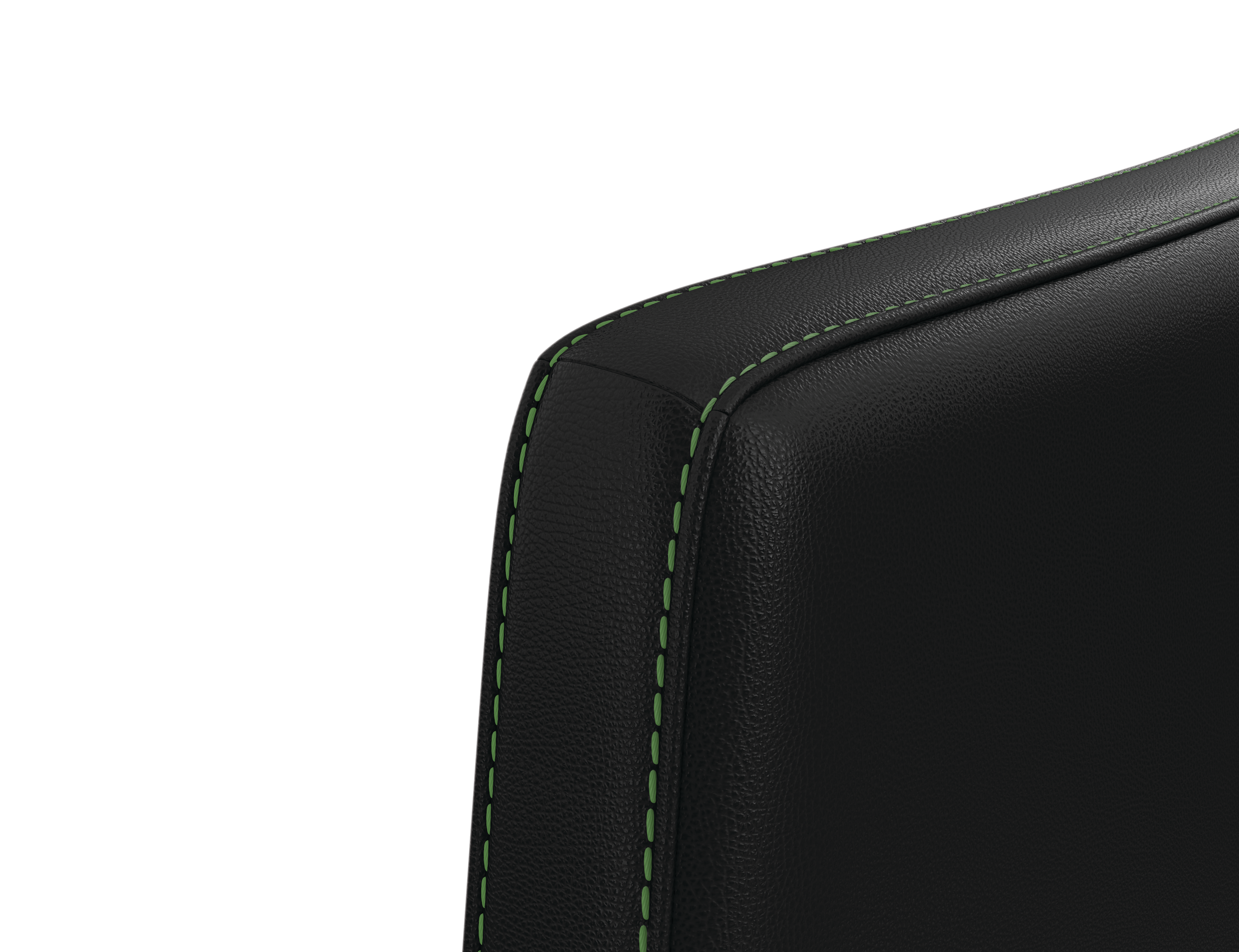 Cofi chair Medium Green sitch detail