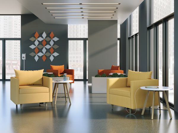 West Hill chairs in open setting separated to social distancing guidelines.