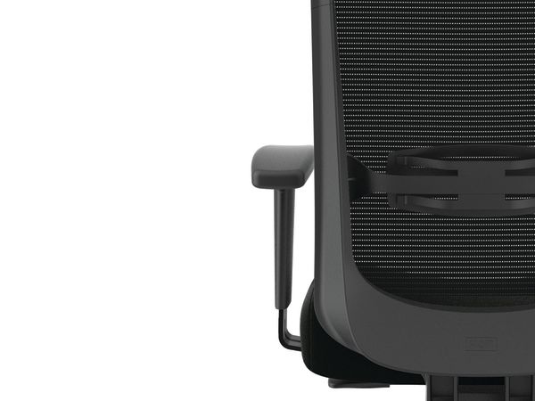 Convergence mesh task chair in Black vinyl