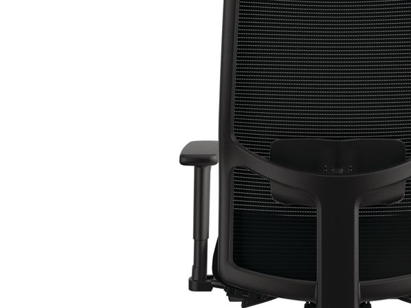Ignition mesh task chair in Black vinyl