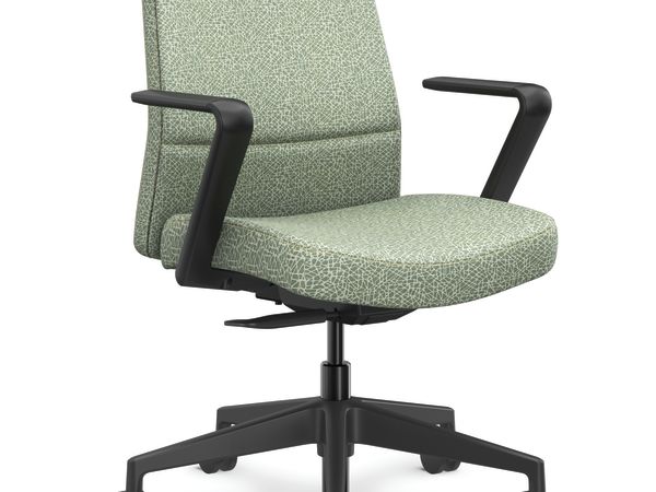 Cofi managerial back chair with solid stitch