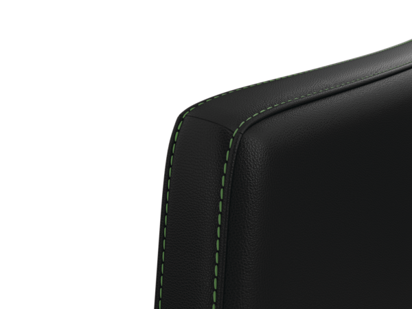 Cofi chair Medium Green sitch detail