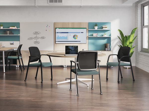 Nucleus Seating with Preside Table and Workwall