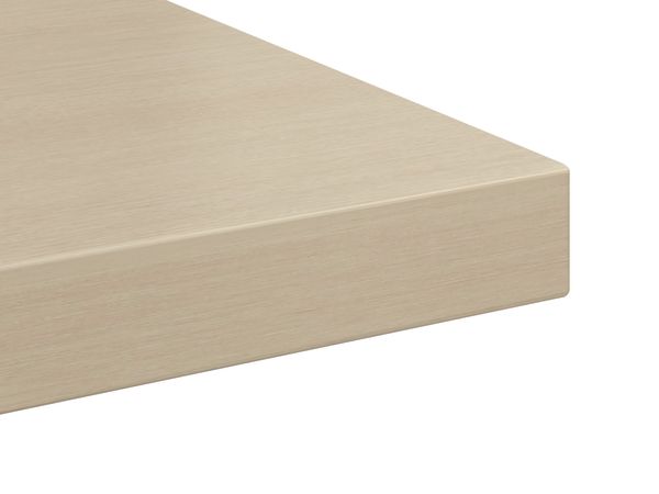 HON desks flat edge in Phantom Ecru.