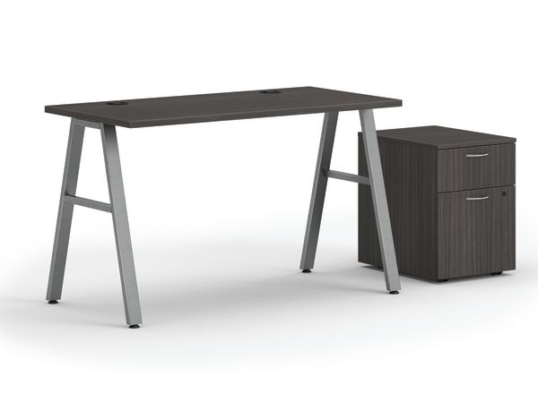 HON Mod A-Leg Desk with Storage
