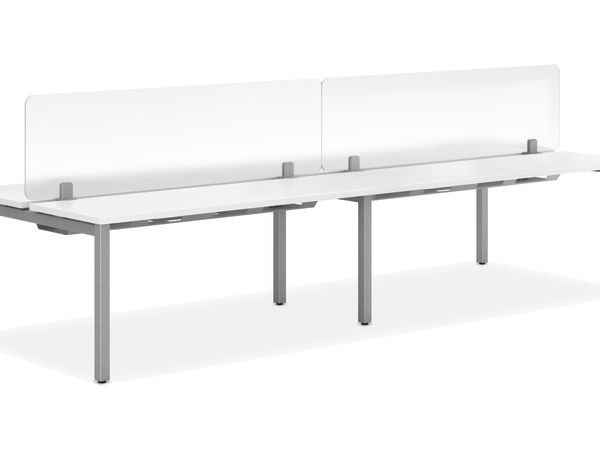 Acrylic Gravitation Universal Screens shown with static Empower benching