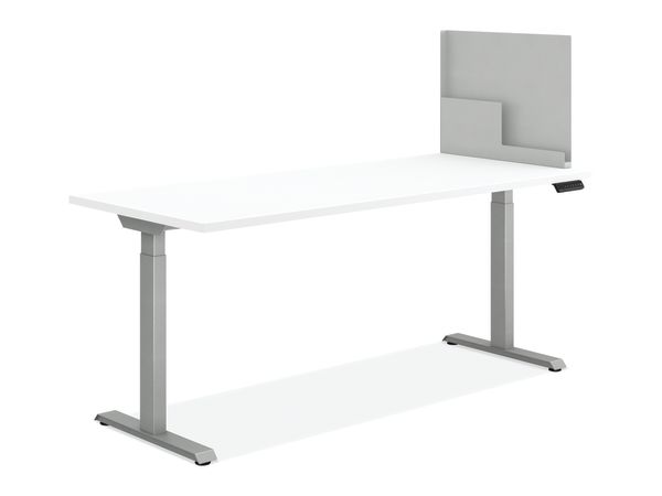 Universal Screens Lateral Organizer shown on Coordinate Desking