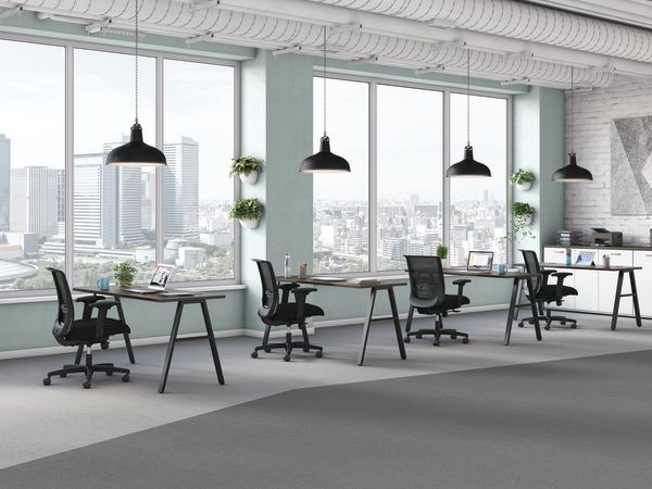 Mod desks with Convergence seating.