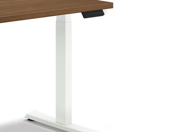 Coordinate height-adjustable base in White
