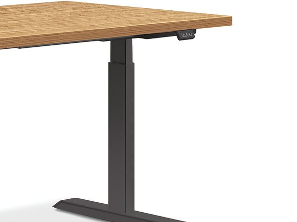 Coordinate height-adjustable base in Black