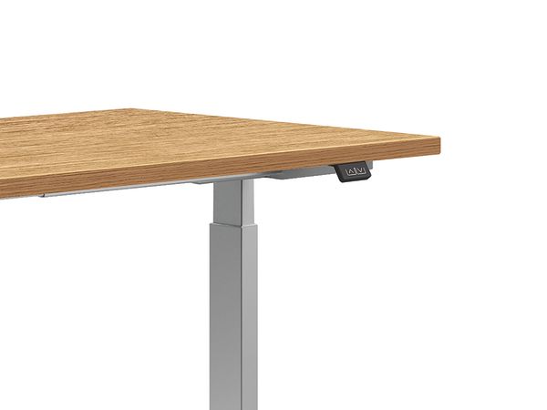 Coordinate height-adjustable base in Nickel