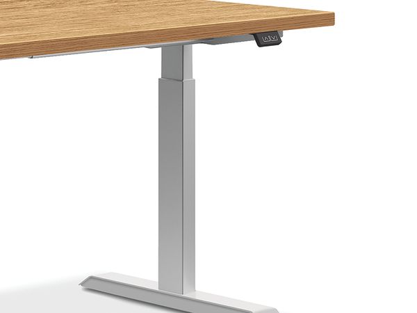 Coordinate height-adjustable base in Nickel