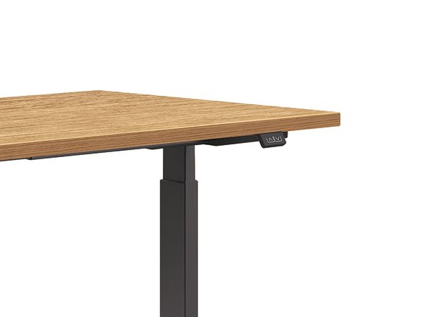 Coordinate height-adjustable base in Black