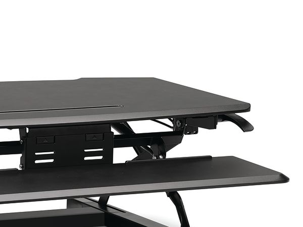 Coordinate portable desktop riser in Black