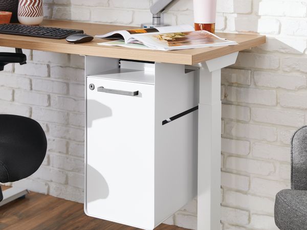 Fuse undermount storage in white