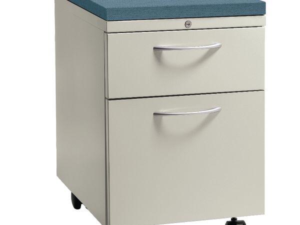 Flagship Mobile Pedestal with Topper Seat Cushion