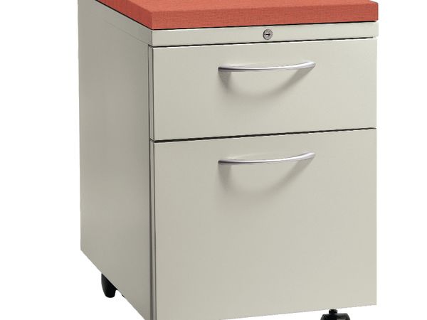 Flagship Mobile Pedestal with Topper Seat Cushion