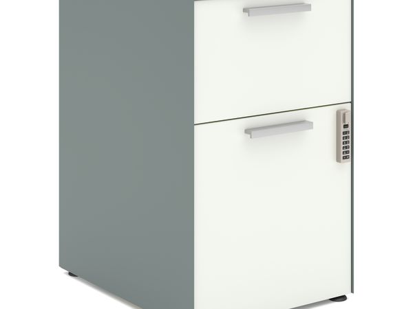 Fuse pedestal with 2-drawers and digilock.