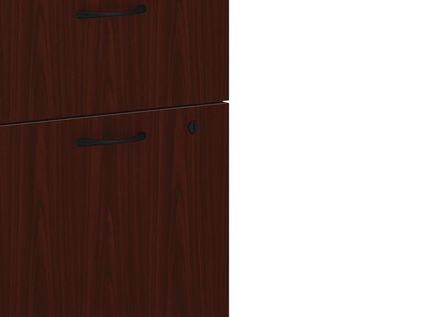 Mod Mobile Pedestal in Traditional Mahogany