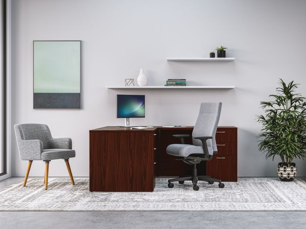 Mod l-station in Traditional Mahogany with Ignition and matter seating