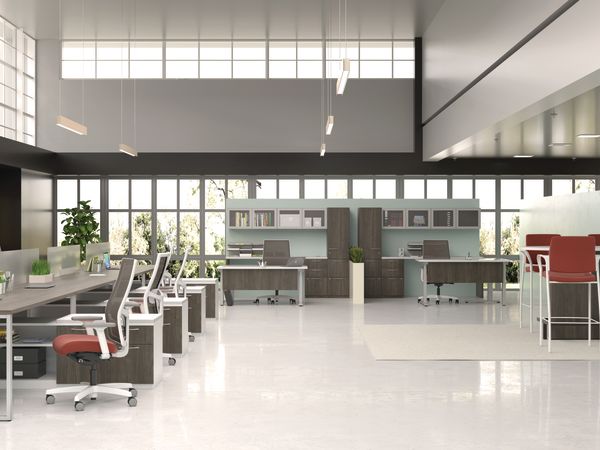 Concinnity Desks with Ignition Seating.