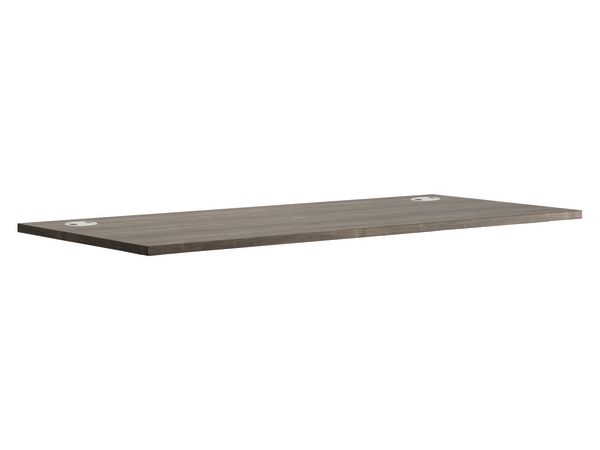 Voi worksurface in Florence Walnut