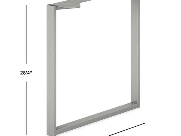 Voi O-Leg support in Platinum Metallic
