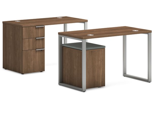 Voi desk in Pinnacle laminate