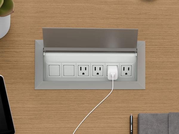 ElloraB 5”x11” Flip-top Port in White